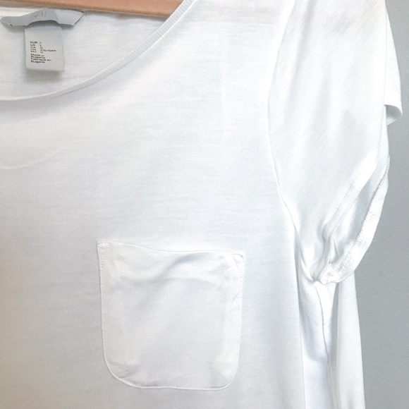 H&M | Women's White T-Shirt - Picture 2 of 4